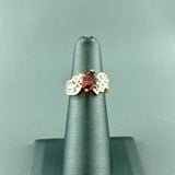 14ky Tourmaline & Diamond Ring