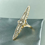 Platinum & 14ky and Diamond Ring