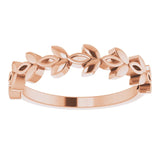 14K Rose Stackable Ring