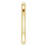 14K Yellow Stackable Starburst Ring