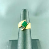 14ky Emerald Ring