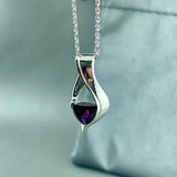 14kw Grape Garnet Pendant