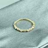 14ky Diamond Stackable Band