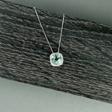 14kw Green Amethyst Pendant