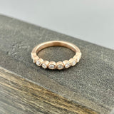 14kr Diamond Infinity Band