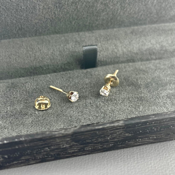 14K Diamond Earrings