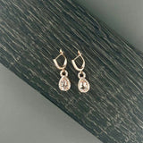 14kr Morganite & Diamond Earrings