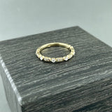 14ky Diamond Stackable Band