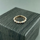 14kr/w Diamond Stackable Band