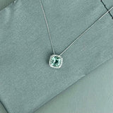 14kw Green Amethyst Pendant