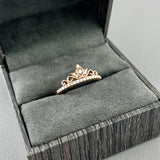 14kr Princess Crown Diamond Ring